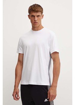 EA7 Emporio Armani t-shirt bawełniany męski kolor biały z aplikacją PJOLZ.6DPT19 ze sklepu ANSWEAR.com w kategorii T-shirty męskie - zdjęcie 174008931