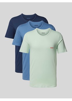 T-shirt o kroju regular fit z okrągłym dekoltem w zestawie 3 szt. ze sklepu Peek&Cloppenburg  w kategorii Podkoszulki męskie - zdjęcie 174009104