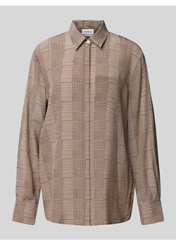 Bluzka jedwabna z kieszenią na piersi model ‘LAVA’ ze sklepu Peek&Cloppenburg  w kategorii Koszule damskie - zdjęcie 174009232