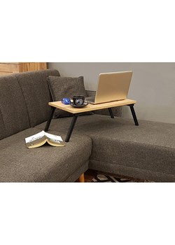 Scandinavia Concept Stolik "Gusto" w kolorze jasnobrązowo-czarnym - 60 x 35 x 24,5 cm ze sklepu Limango Polska w kategorii Stoliki kawowe - zdjęcie 174009693