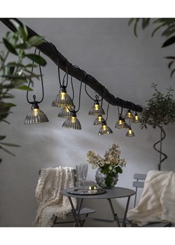 STAR Trading Łańcuch świetlny LED &quot;Circus Shade&quot; w kolorze szarym - (D)495 cm - (D)495 cm ze sklepu Limango Polska w kategorii Oświetlenie led - zdjęcie 174009793