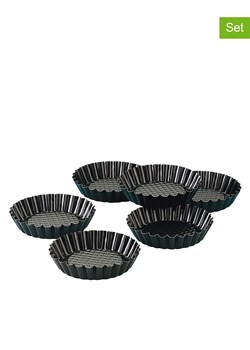 Zenker Foremki (6 szt.) w kolorze czarnym do tartaletek - Ø 10 cm ze sklepu Limango Polska w kategorii Akcesoria do pieczenia - zdjęcie 174011884