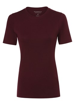 brookshire T-shirt damski Kobiety Bawełna bakłażanowy jednolity ze sklepu vangraaf w kategorii Bluzki damskie - zdjęcie 174014104