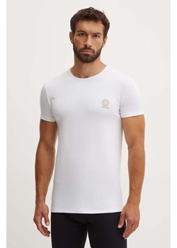 Versace t-shirt 2-pack męski kolor biały z nadrukiem AU10193 1A10011 ze sklepu ANSWEAR.com w kategorii T-shirty męskie - zdjęcie 174017770