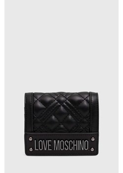 Love Moschino portfel damski kolor czarny JC5601PP1LLA0000 ze sklepu ANSWEAR.com w kategorii Portfele damskie - zdjęcie 174017963