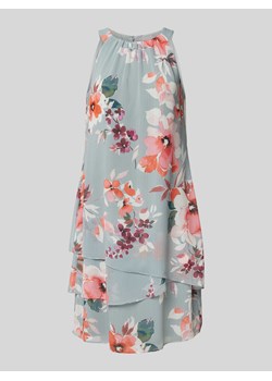 Sukienka koktajlowa o długości do kolan z efektem warstw ze sklepu Peek&Cloppenburg  w kategorii Sukienki - zdjęcie 174019291