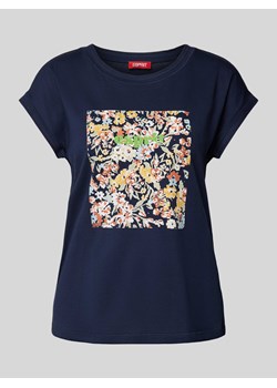 T-shirt z nadrukiem z logo ze sklepu Peek&Cloppenburg  w kategorii Bluzki damskie - zdjęcie 174019360