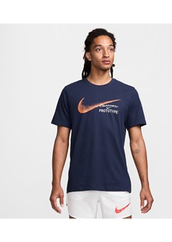 Męski T-shirt do biegania Dri-FIT Nike - Niebieski ze sklepu Nike poland w kategorii T-shirty męskie - zdjęcie 174019651
