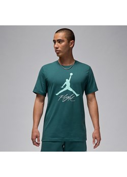 T-shirt męski Jordan Jumpman Flight - Zieleń ze sklepu Nike poland w kategorii T-shirty męskie - zdjęcie 174019741