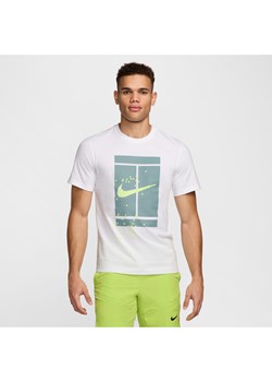 Męski T-shirt do tenisa NikeCourt - Biel ze sklepu Nike poland w kategorii T-shirty męskie - zdjęcie 174019771