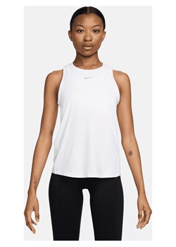 Damska koszulka bez rękawów Dri-FIT Nike One Classic - Biel ze sklepu Nike poland w kategorii Bluzki damskie - zdjęcie 174019820