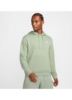 Męska bluza z kapturem Nike Sportswear Club - Zieleń ze sklepu Nike poland w kategorii Bluzy męskie - zdjęcie 174019843