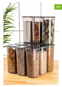 Violeta Home Pojemniki (12 szt.) w kolorze antracytowym - 1,75 l ze sklepu Limango Polska w kategorii Pojemniki kuchenne - zdjęcie 174020884