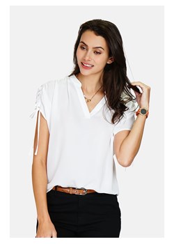 ASSUILI Koszulka w kolorze białym ze sklepu Limango Polska w kategorii Bluzki damskie - zdjęcie 174021000