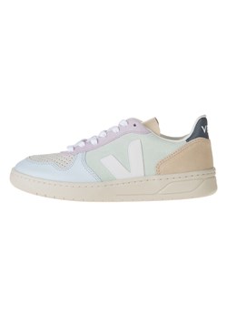 Veja Skórzane sneakersy &quot;V 10&quot; w kolorze turkusowo-beżowym ze sklepu Limango Polska w kategorii Buty sportowe damskie - zdjęcie 174022432
