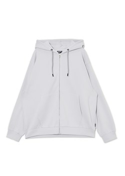 Cropp - Szara rozpinana bluza - jasny szary ze sklepu Cropp w kategorii Bluzy męskie - zdjęcie 174022814
