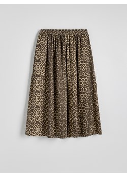 Reserved - Spódnica midi w zwierzęcy wzór - wielobarwny ze sklepu Reserved w kategorii Spódnice - zdjęcie 174024994
