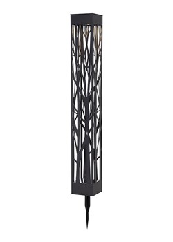 STAR Trading Solarna lampa ogrodowa LED &quot;Siranna&quot; w kolorze czarnym - wys. 66 cm ze sklepu Limango Polska w kategorii Oświetlenie ogrodowe - zdjęcie 174026734