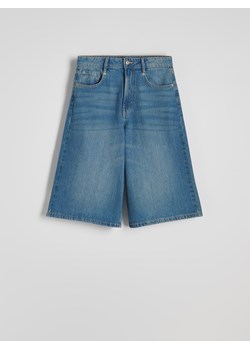 Reserved - Jeansowe szorty bermudy - turkusowy ze sklepu Reserved w kategorii Szorty - zdjęcie 174029174