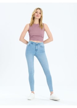 Sinsay - Jeansy skinny - niebieski ze sklepu Sinsay w kategorii Jeansy damskie - zdjęcie 174029964