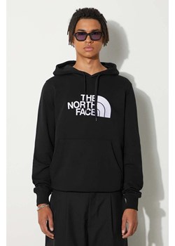 The North Face bluza bawełniana męska kolor czarny z kapturem z aplikacją NF00A0TEJK31 ze sklepu PRM w kategorii Bluzy męskie - zdjęcie 174031273