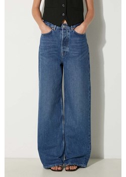 Samsoe Samsoe jeansy SHELLY damskie kolor niebieski ze sklepu PRM w kategorii Jeansy damskie - zdjęcie 174031373