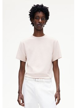 H & M - Dzianinowy T-shirt Regular Fit - Różowy ze sklepu H&M w kategorii Bluzki damskie - zdjęcie 174031672