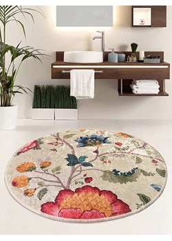 Colorful Cotton Dywanik łazienkowy w kolorze beżowym ze wzorem ze sklepu Limango Polska w kategorii Akcesoria łazienkowe - zdjęcie 174032922