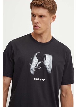 adidas Originals t-shirt bawełniany męski kolor czarny z nadrukiem IY3431 ze sklepu ANSWEAR.com w kategorii T-shirty męskie - zdjęcie 174035690