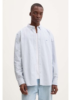 Levi&apos;s koszula bawełniana męska kolor niebieski relaxed z kołnierzykiem button-down ze sklepu ANSWEAR.com w kategorii Koszule męskie - zdjęcie 174035791