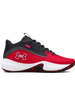 Buty do koszykówki uniseks Under Armour UA Lockdown 7 - czerwone ze sklepu Sportstylestory.com w kategorii Buty sportowe męskie - zdjęcie 174036152