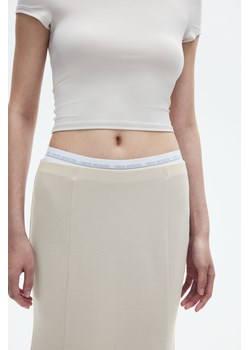 H & M - Dżersejowa spódnica - Beżowy ze sklepu H&M w kategorii Spódnice - zdjęcie 174036870