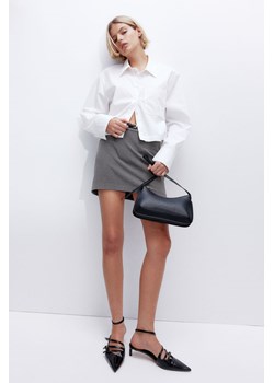 H & M - Elegancka spódniczka mini - Szary ze sklepu H&M w kategorii Spódnice - zdjęcie 174036890