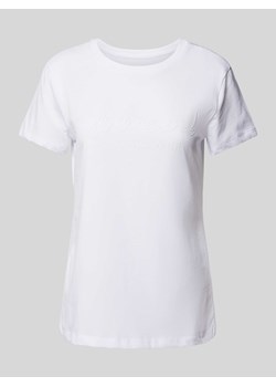 T-shirt z nadrukiem z logo ze sklepu Peek&Cloppenburg  w kategorii Bluzki damskie - zdjęcie 174036993