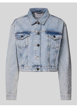 Kurtka jeansowa z kieszeniami z patką na piersi ze sklepu Peek&Cloppenburg  w kategorii Kurtki damskie - zdjęcie 174037273