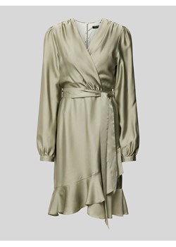 Sukienka koktajlowa o długości do kolan w stylu kopertowym ze sklepu Peek&Cloppenburg  w kategorii Sukienki - zdjęcie 174037324