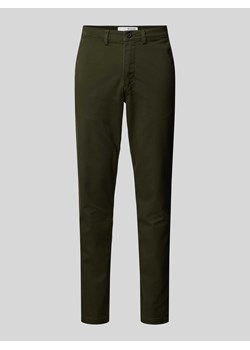 Chinosy o kroju slim fit ze szlufkami na pasek model ‘NEW Miles’ ze sklepu Peek&Cloppenburg  w kategorii Spodnie męskie - zdjęcie 174037481