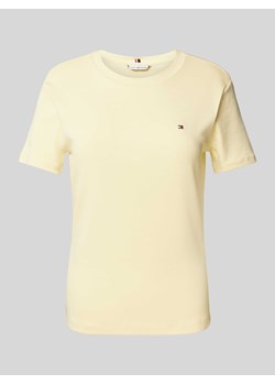 T-shirt z wyhaftowanym logo model ‘NEW SLIM CODY’ ze sklepu Peek&Cloppenburg  w kategorii Bluzki damskie - zdjęcie 174037503