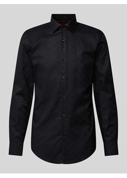 Koszula biznesowa o kroju slim fit z kołnierzykiem typu kent model ‘Kenno’ ze sklepu Peek&Cloppenburg  w kategorii Koszule męskie - zdjęcie 174037573