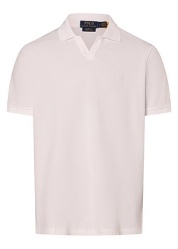 Polo Ralph Lauren Męska koszulka polo - klasyczny krój Mężczyźni Bawełna biały jednolity ze sklepu vangraaf w kategorii T-shirty męskie - zdjęcie 174039712