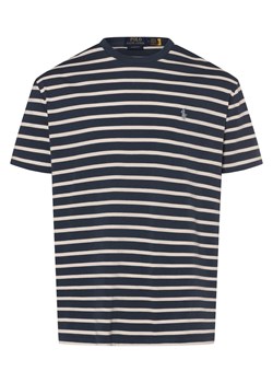 Polo Ralph Lauren T-shirt - klasyczny krój Mężczyźni Bawełna granatowy w paski ze sklepu vangraaf w kategorii T-shirty męskie - zdjęcie 174039714