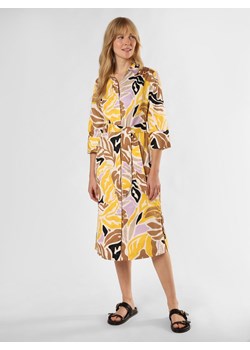 s.Oliver BLACK LABEL Sukienka damska Kobiety Bawełna żółty wzorzysty ze sklepu vangraaf w kategorii Sukienki - zdjęcie 174039743