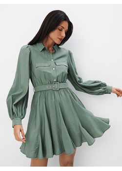 Mohito - Koszulowa sukienka mini - khaki ze sklepu Mohito w kategorii Sukienki - zdjęcie 174041742
