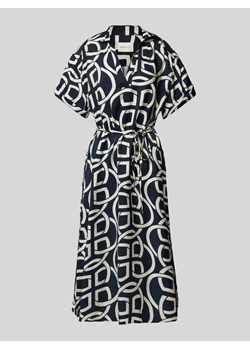 Sukienka midi z wiązanym paskiem ze sklepu Peek&Cloppenburg  w kategorii Sukienki - zdjęcie 174042620