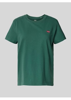 T-shirt z naszywką z logo ze sklepu Peek&Cloppenburg  w kategorii Bluzki damskie - zdjęcie 174042622