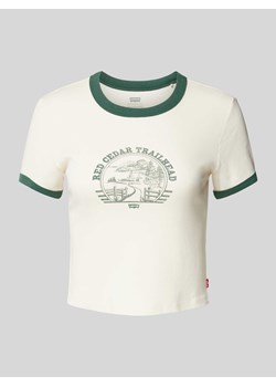 T-shirt z nadrukowanym motywem ze sklepu Peek&Cloppenburg  w kategorii Bluzki damskie - zdjęcie 174042644