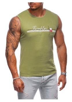 Bokserka męska z nadrukiem 1969S - jasnozielona ze sklepu Edoti w kategorii T-shirty męskie - zdjęcie 174044070