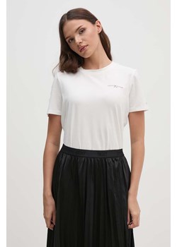 Tommy Hilfiger t-shirt damski kolor biały ze sklepu ANSWEAR.com w kategorii Bluzki damskie - zdjęcie 174044884
