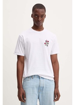 The Kooples t-shirt bawełniany męski kolor biały z aplikacją HTSC29036K ze sklepu ANSWEAR.com w kategorii T-shirty męskie - zdjęcie 174045293