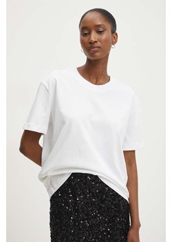 Answear Lab t-shirt bawełniany damski kolor biały ze sklepu ANSWEAR.com w kategorii Bluzki damskie - zdjęcie 174046503
